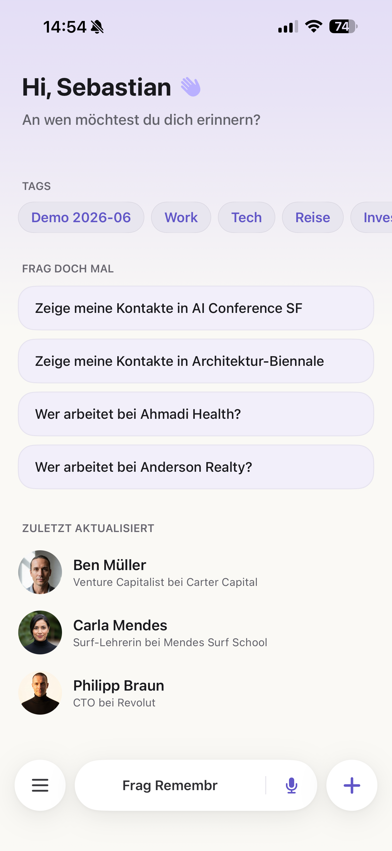 Dein Netzwerk auf einen Blick